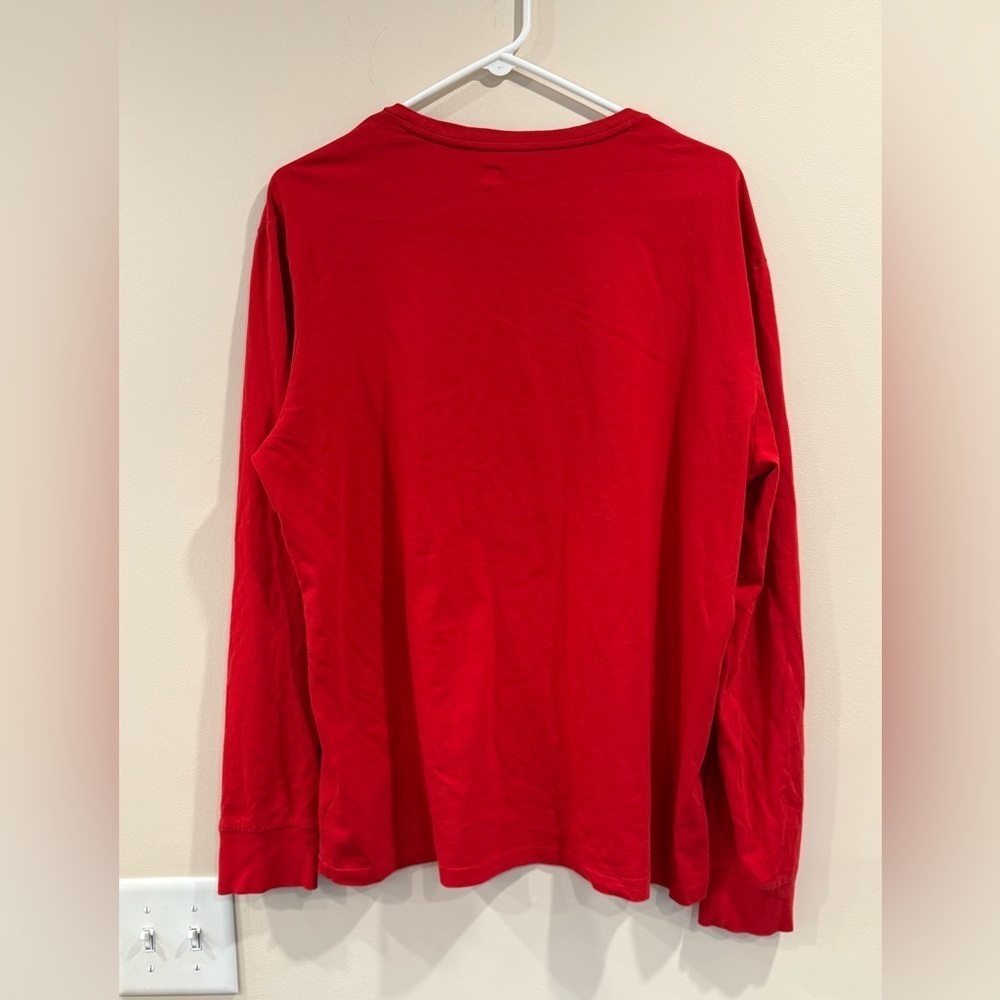 🔥Polo Ralph Lauren Red Long Sleeve Shirt with Logo🔥 - Picture 2 of 5